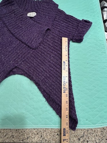 Alberto Makali Womens Sweater Medium Purple - Unique design GUC - Picture 11 of 11