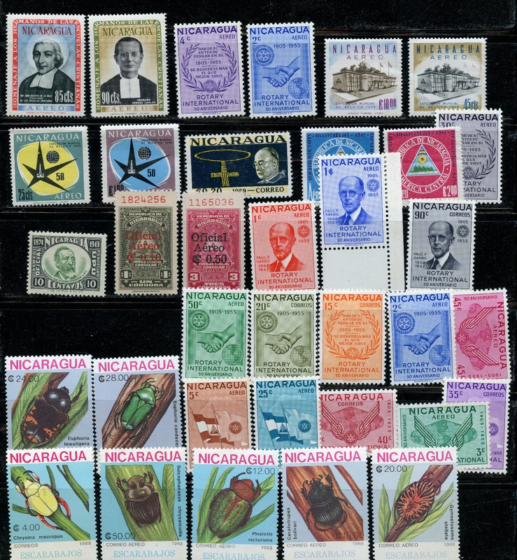 NICARAGUA NICE SELECTION OF MNH STAMPS