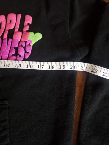 Harry Styles Hoodie Sz S Treat People With Kindness Pink/Green Neon Puffy Logo - Picture 5 of 7