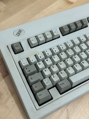 Tastiera IBM Model M Originale, Con Switch A Molla (buckling Spring), Colore Grigio/beige, Usata, Vintage