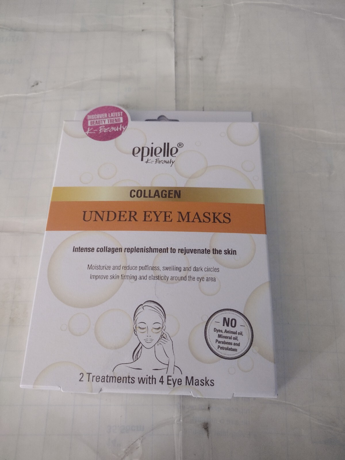 epielle® KBeauty Collagen Under Eye Mask 2Pack (4 Total Treatments