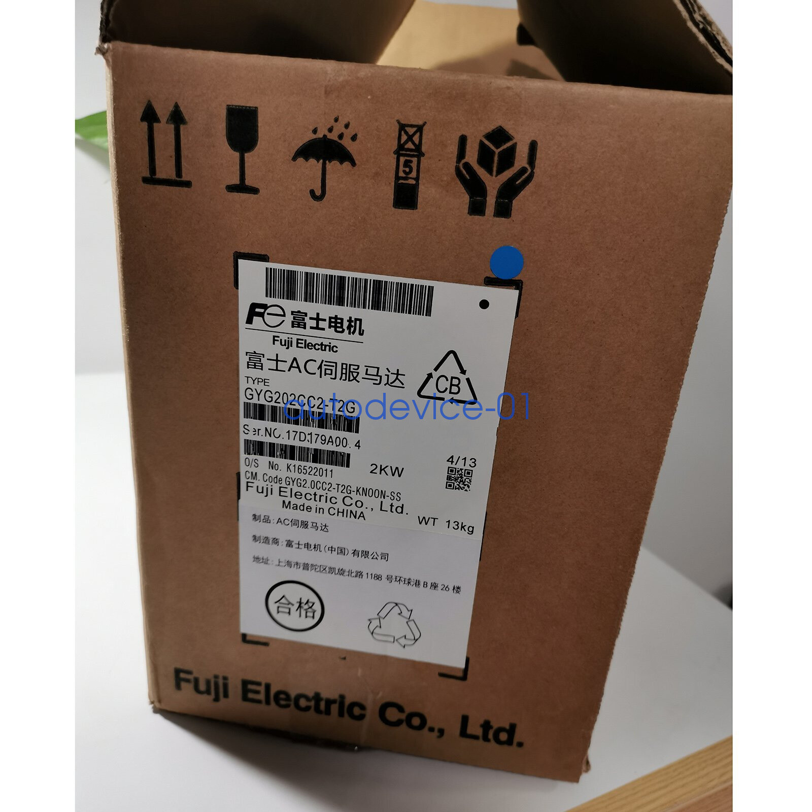 GYG202CC2-T2G GYG202CC2T2G For FUJI New AC SERVO MOTOR Free Shipping DHL/FedEx