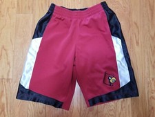 NCAA BY OUTERSTUFF UNISEX KIDS UNIVERSITY OF LOUISVILLE BASKETBALL SHORTS SIZE L