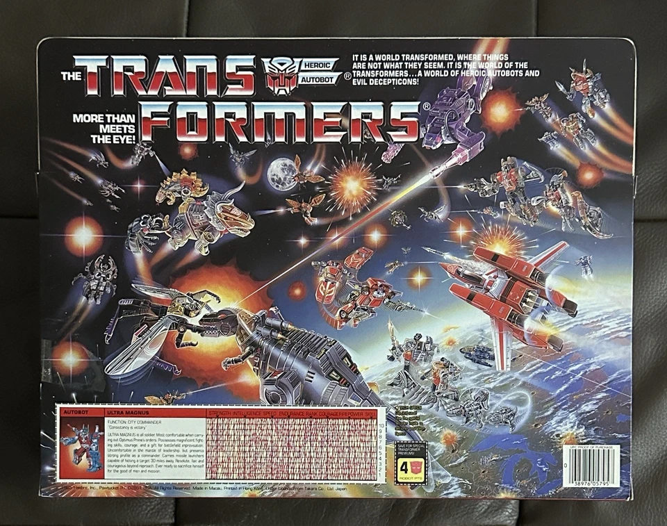 TRANSFORMERS G1 ULTRA MAGNUS SEALED # CITY COMMANDER # MADE IN MACAU # HASBRO # - Imagen 2 de 4