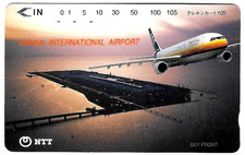 TK 444 telephone card/phonecard Japan Kansai international airport night