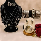Multi Era Upscale Silver Tone Vintage Jewelry w/ Napier & Crown Trifari