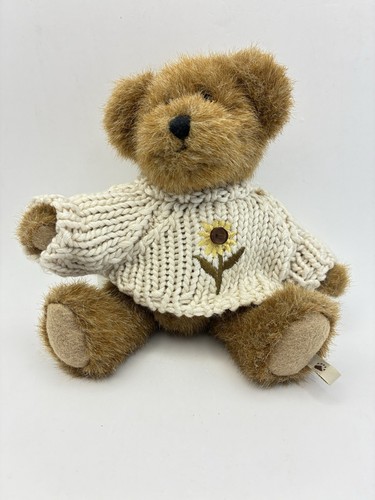 Orsacchiotto ragazzo con maglione girasole 13 cm quando si è seduti - Foto 2 di 7