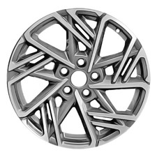 18x7.5 Snowflake Design Alloy Wheel Machined Painted Dark Charcoal Metallic 18x7.5 Snowflake Design Alloy Wheel Machined Painted Dark Charcoal Metallic