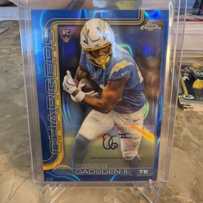 2025 Topps Chrome Oronde Gadsden BLUE REFRACTOR AUTO RC #74 /150