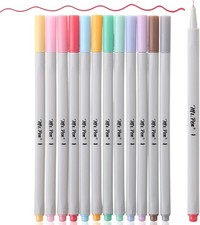 Mr. Pen- Fineliner Pastel Pens, 12 Pack, Pastel Colors, No Bleed Fine Point Pen,