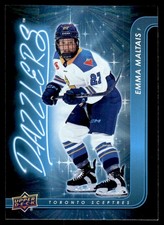 2025-26 Upper Deck Dazzlers Blue EMMA MALTAIS #DZ-17