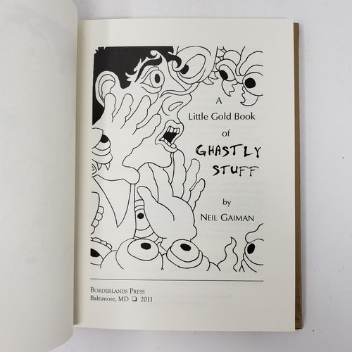 A Little Gold Book of Ghastly Stuff by Neil Gaiman (Signed/Numbered Ed 26/500) - Picture 5 of 6