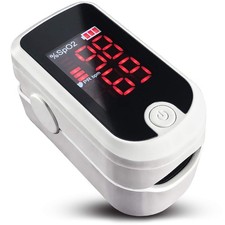 FINGERTIP PULSE OXIMETER BLOOD OXYGEN SATURATION SpO2 LEVELS HEART RATE MONITOR