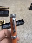 Harley-Davidson Fountain Pen Orange With Lather Case. Brand New. — photo 6