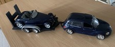 🌟Maisto Druckguss dunkelblau Chrysler PT Cruiser Abschleppen eines Plymouth Prowler Modell🌟