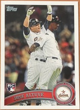 2011 Topps Update Series - Jose Altuve #US132 RC Rookie card astros mvp