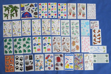  53 Vintage Frances Meyer Stickers Lot of 39 Sheets Scrapbooking Cardmaking DIY