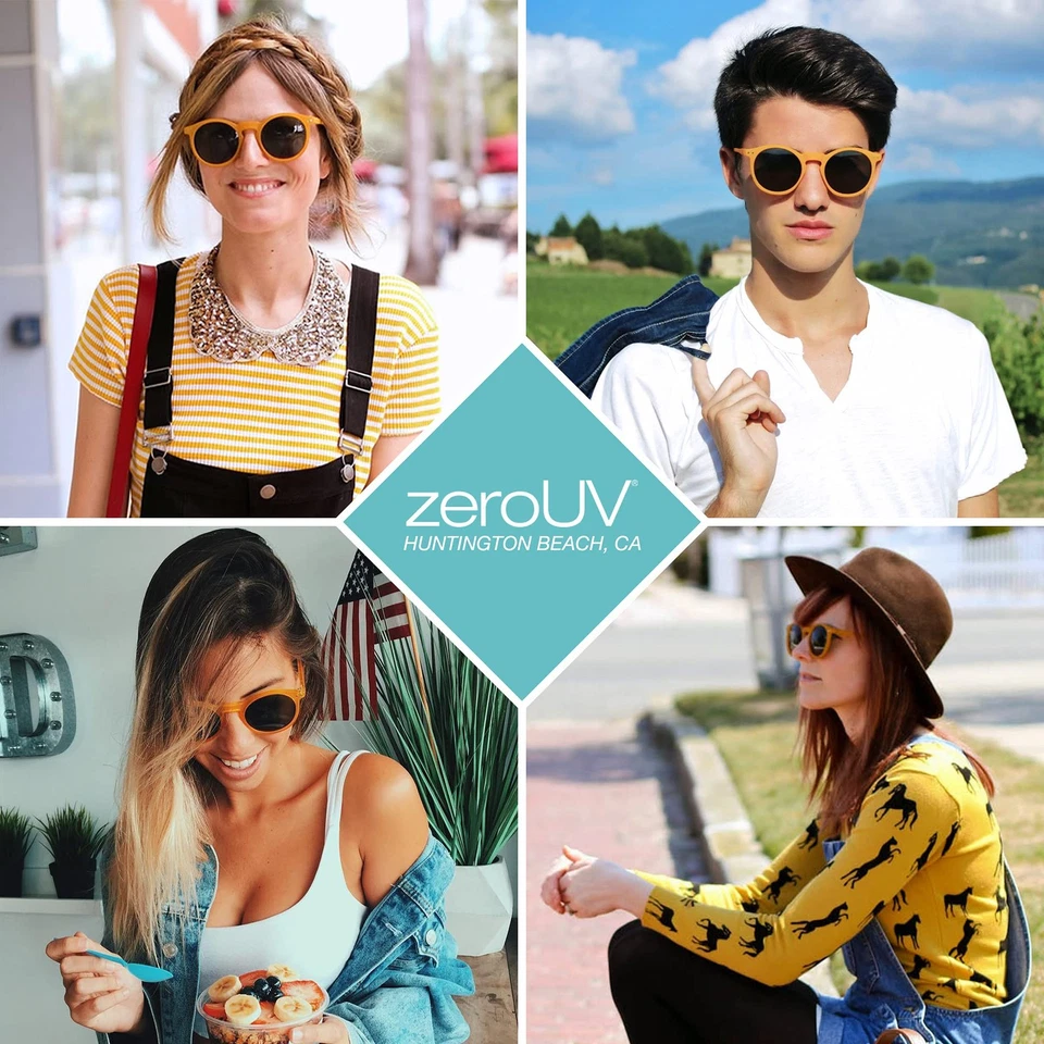 Gafas de sol retro con montura de cuerno redondo circular con puente de ojo de cerradura P3 (negro/humo) Foto 2 de 4