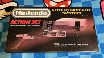 Nintendo Entertainment System Action Set Box & Styrofoam Inserts NES