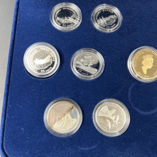 Canada Proof 1992 125th Confederation Anniversary Silver Quarters & Dollar Set - Picture 4 of 11