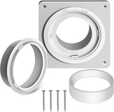 Dryer Vent Connector Kit, Dryer Vent Wall Plate with Quick Connect  Disconnect,