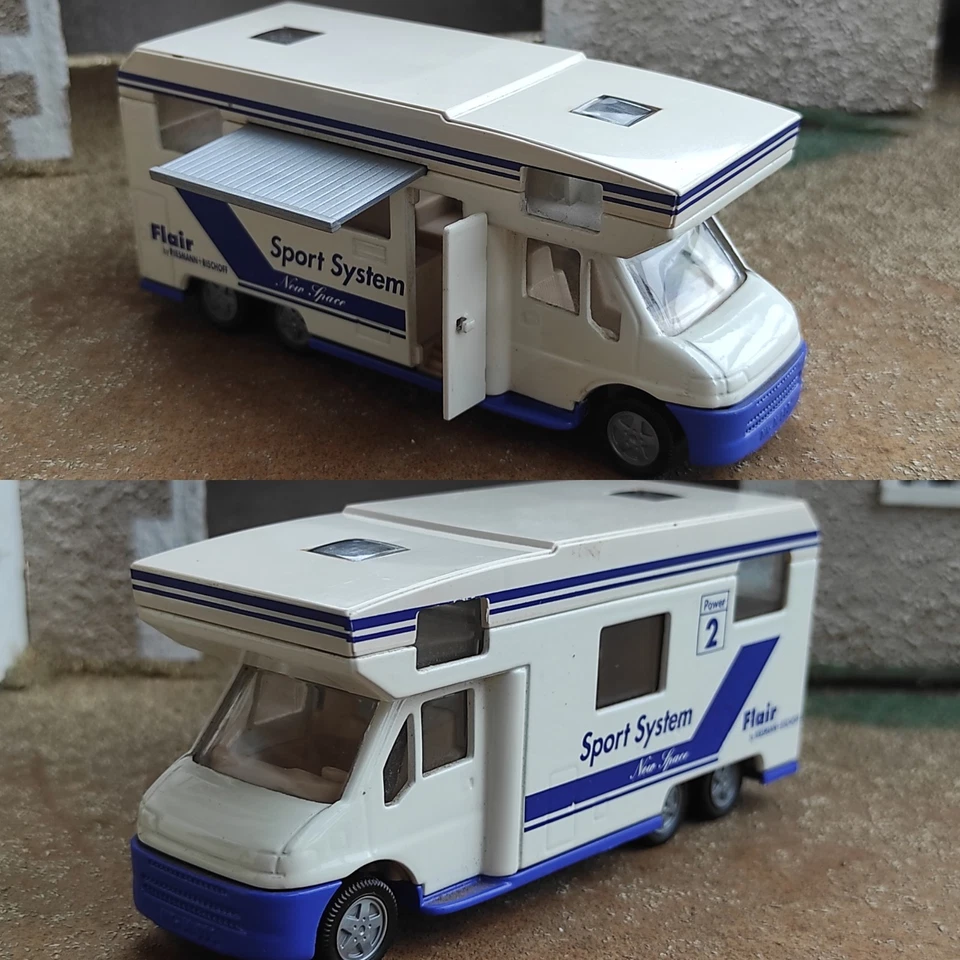 Camping Car Peugeot Citroën Fiat Flair by Niesmann + Bischoff Siku 2536 12,4cm - Photo 1/4