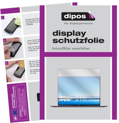 2x Schutzfolie klar für Huawei MateBook X Pro Displayschutzfolie Folie Display