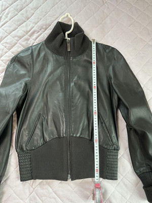 Alexander McQueen x PUMA collaboration leather jacket
