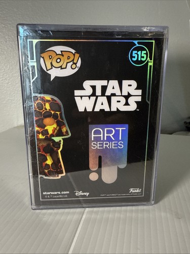 Funko Pop Star Wars #515 Darth Vader Mustafar Hard Case Walmart Ex HTF New - Picture 3 of 7