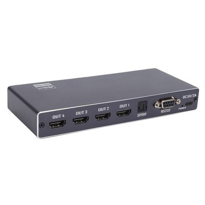 4K 2x2 Video Wall Controller 30Hz HD Multimedia DVI USB C TV Video Wall Proc HOT