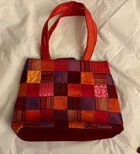 Women s Multicolor Patchwork Tote Bag Rectang...