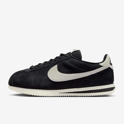 New Nike Cortez PRM Suede Shoes - Black (HV4456-001)