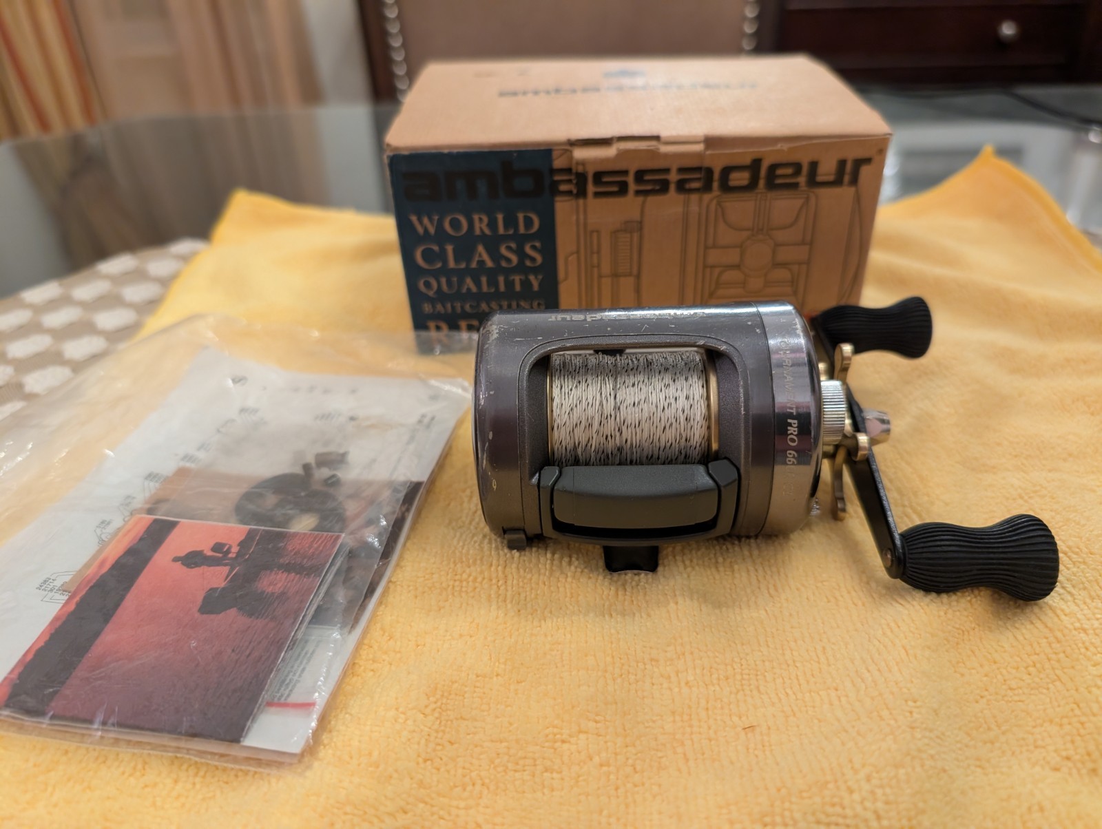 Abu Garcia Ambassadeur TOURNAMENT PRO T6600CL Fishing Reel Made in Sweden