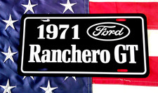 1971 Ford Ranchero Gt License Plate Tag 71 Classic Utility Car Truck Pickup