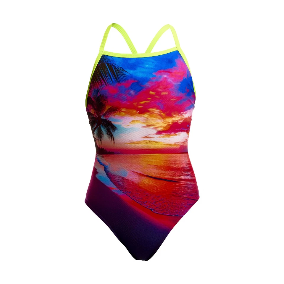 Funkita Mädchen Badeanzug Tie Me Tight One Piece FKS036G - Bild 1 von 1