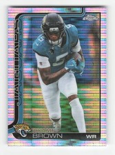2025 Topps Chrome #136 Dyami Brown Pulsar Refractor