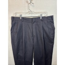 Vintage Polo Ralph Lauren Pants Mens 36x31Blue Preppy Wool Trousers Classic 90s