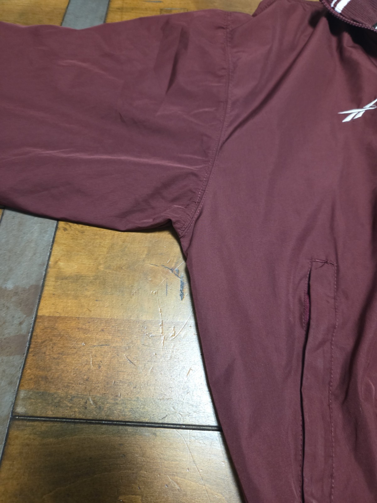 Vintage Reebok Minnesota Golden Gophers Jacket Small S Maroon Boxy Y2K Baseball image 7