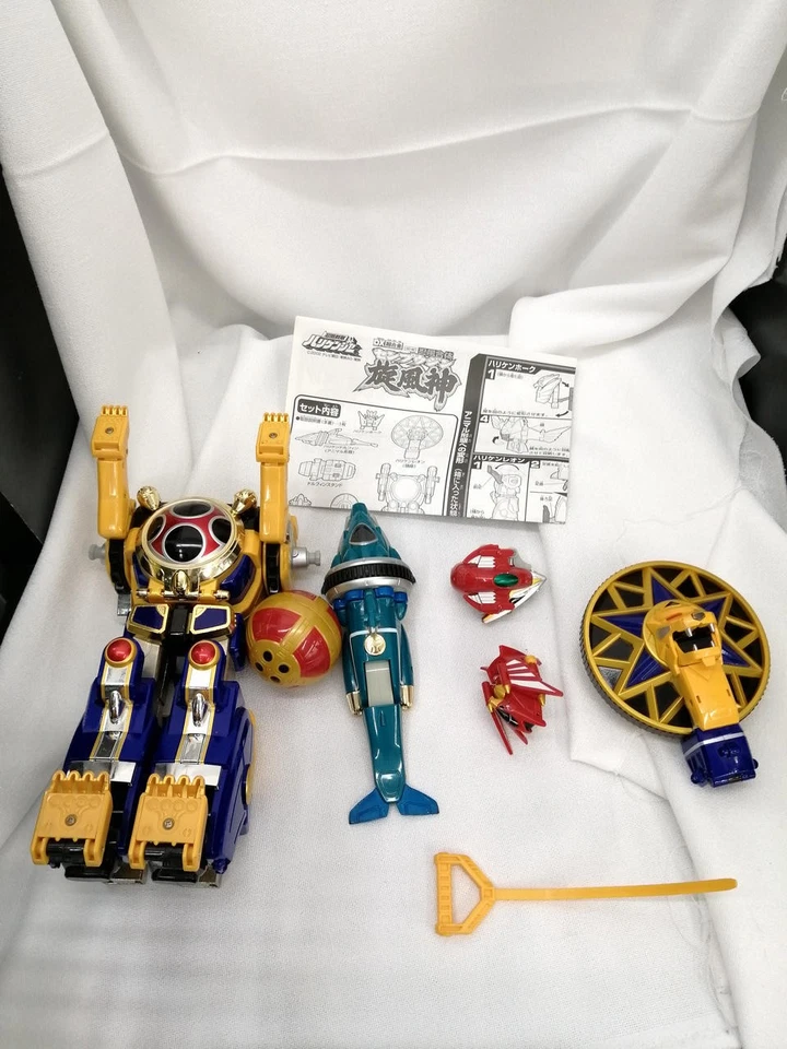 Boneco Bandai DX Chogokin Ninpuu Sentai Hurricanger Ninja union Sempuujin GD-42 - Imagem 4 de 4