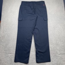 Red Kap Work Pants Men's 36-34 Blue PT88NVO Carpenter Cargo Trade Work Polyblend