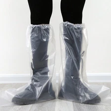 10 PCS Shoe Covers Boot Covers Disposable Non-Slip Waterproof Shoe Covers