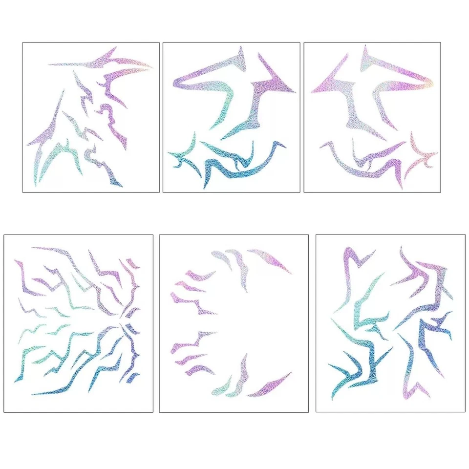 Rumi Patterns Holographic Temporary Tattoo Full Set Kpop Demon Hunters Cosplay - image 2 of 4