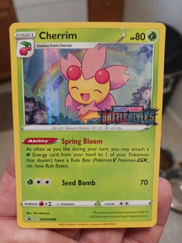 Cherrim - (Prerelease) SWSH088 SWSH: Sword & Shield Promo Cards Holo
