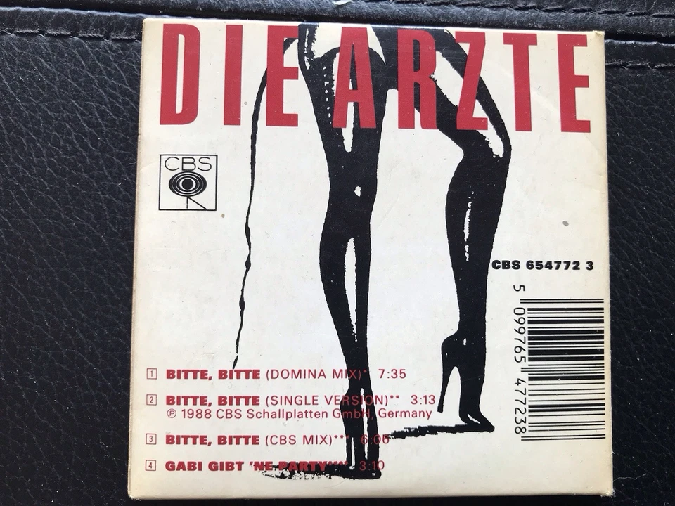 DIE  ÄRZTE    -    Bitte   Bitte  ,     Mini CD  1989 , Electronic , Pop , Rock - Bild 2 von 3