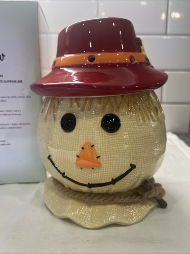 Scentsy Scarecrow Premium Wax Warmer with Bulb Halloween Fall Retired|Open Box - Picture 2 of 10