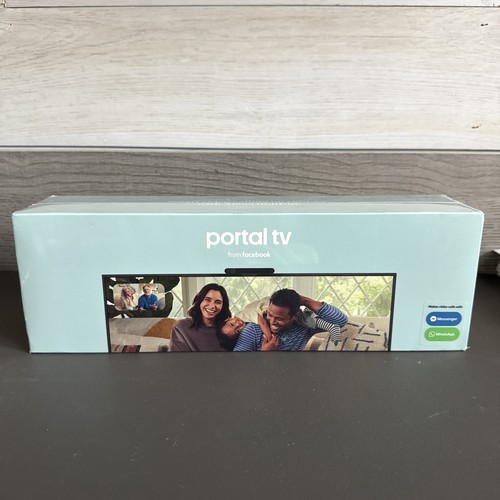 Meta Portal TV Facebook Smart Video Calling Messenger whats App Sealed LW94NS - Picture 1 of 5