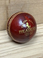 Readers Special School Red Leather Cricket Ball Size Youths 4.75oz Hand Stitched