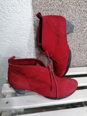 Women Arche Boots Red Nubuck 39.5
