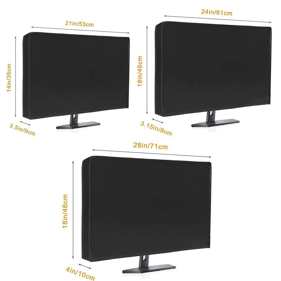 Waterproof Computer Monitor Dust Cover  for Display Hd Panel Protect Accessory - Image 2 of 4