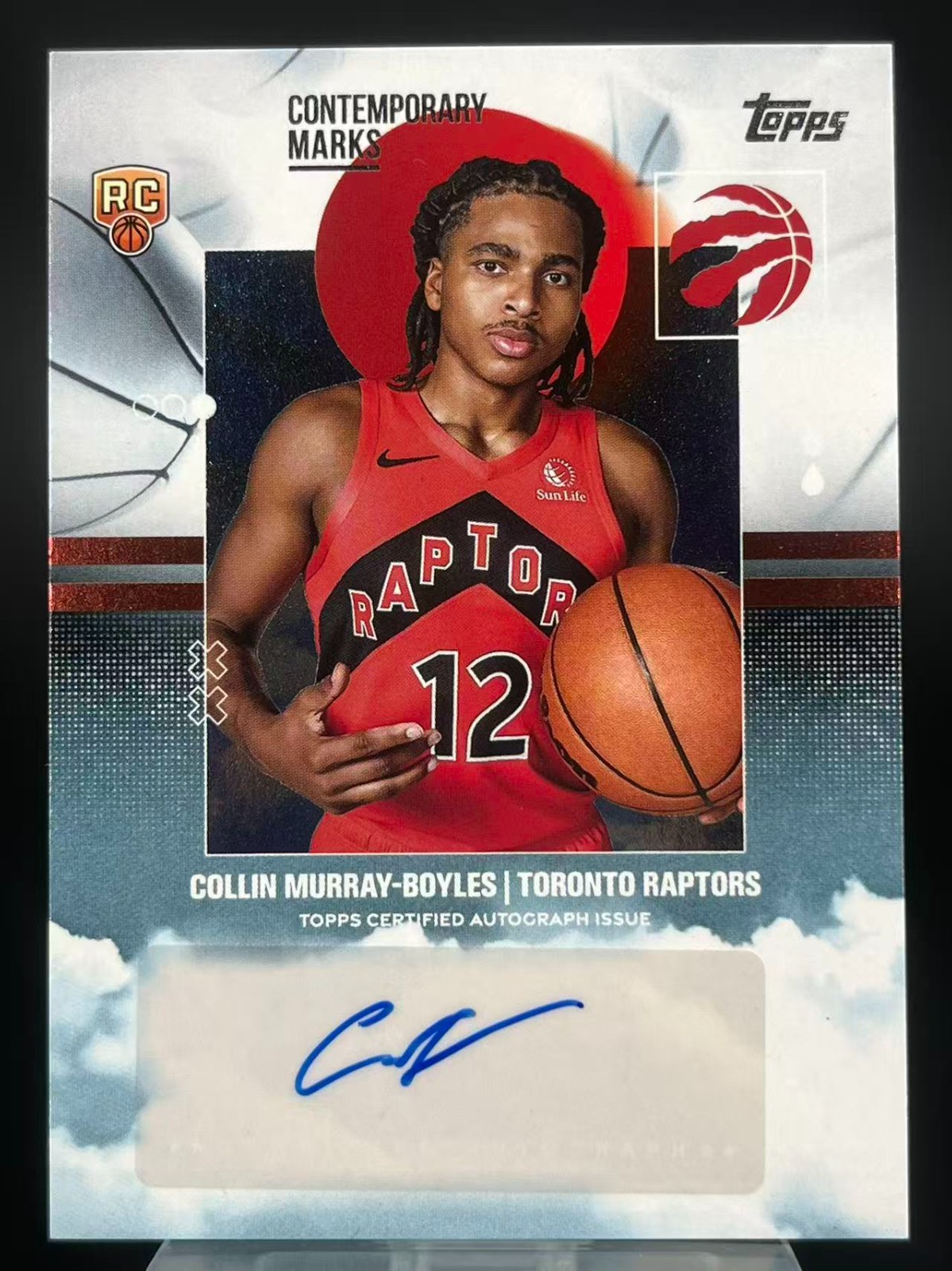 2025-26 Topps Collin Murray-Boyles Contemporary Marks Auto Rookie Card Raptors